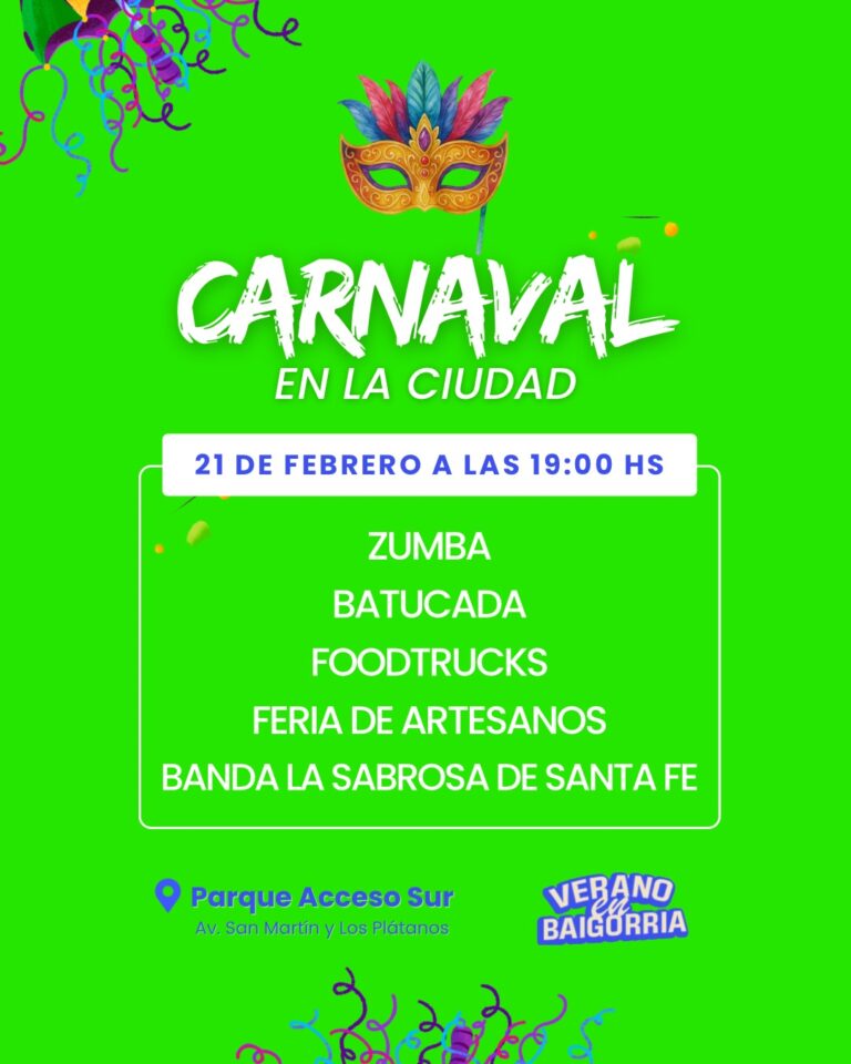 Carnaval en la ciudad de Baigorria