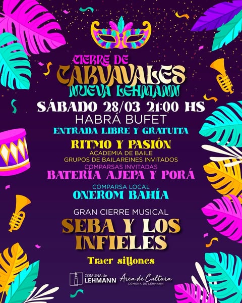 Cierre de Carnavales | Lehmann
