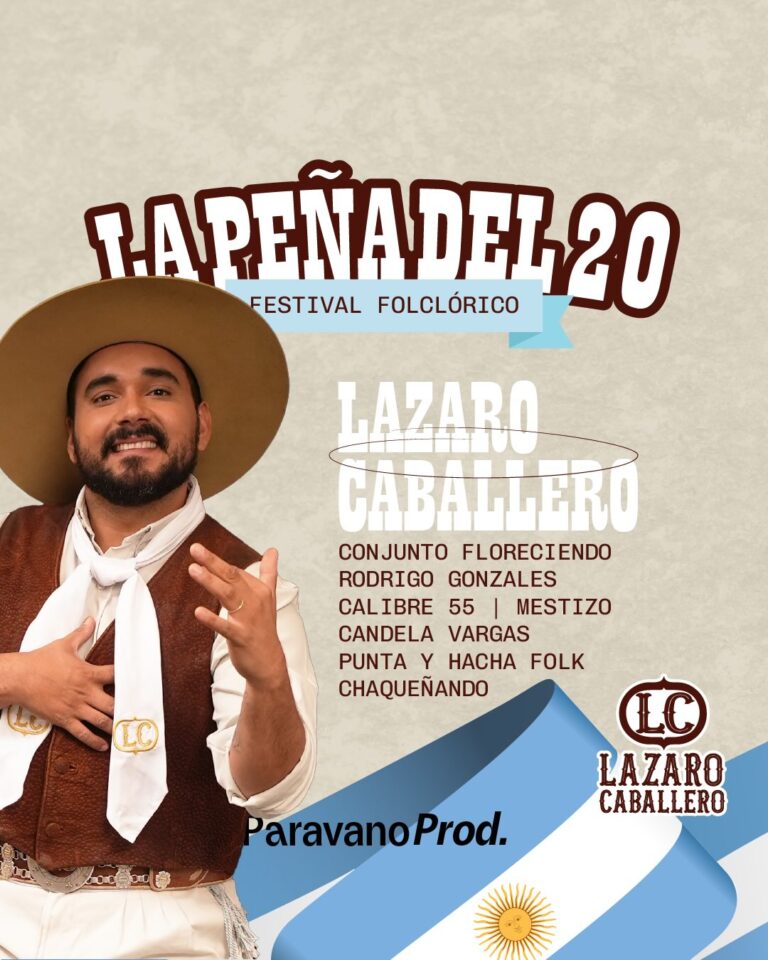 FESTIVAL FOLCLÓRICO LA PEÑA DEL 20