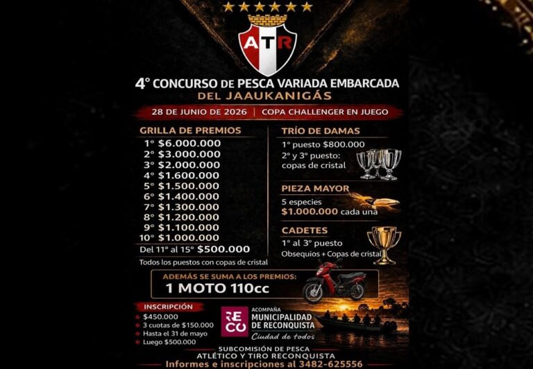 4º CONCURSO DE PESCA VARIADA EMBARCADA DEL JAAUKANIGÁS