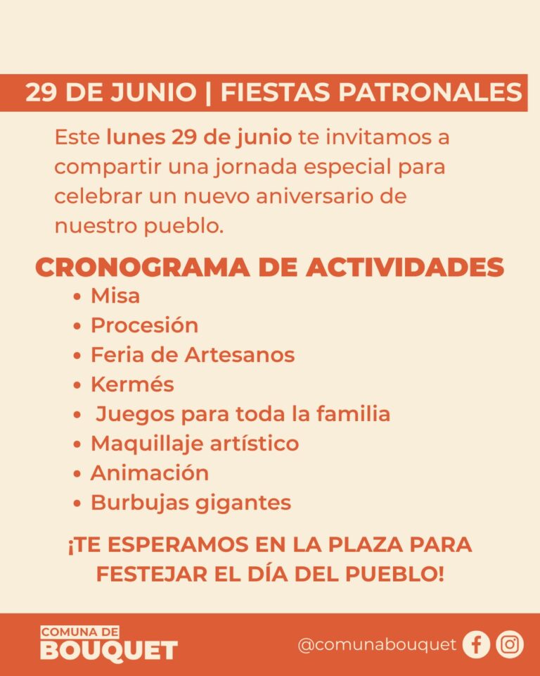 Fiestas Patronales de Bouquet