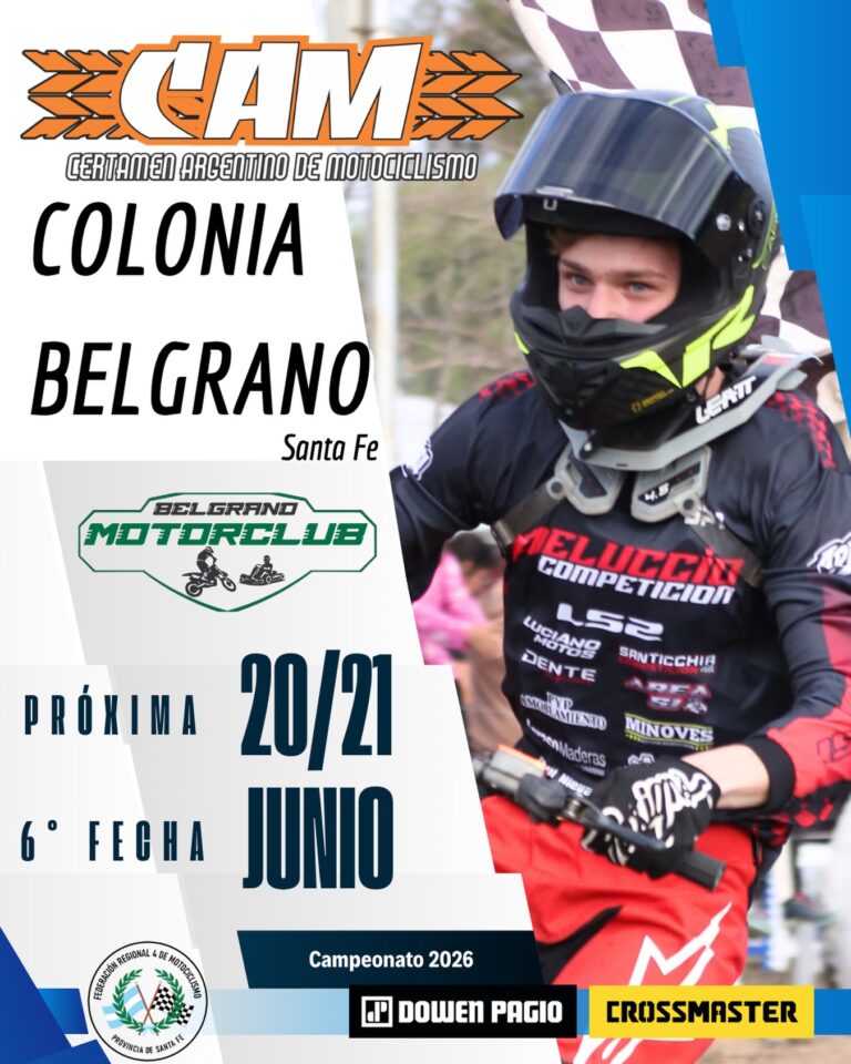 6º Fecha- Certamen Argentino de Motociclismo (CAM)- Colonia Belgrano