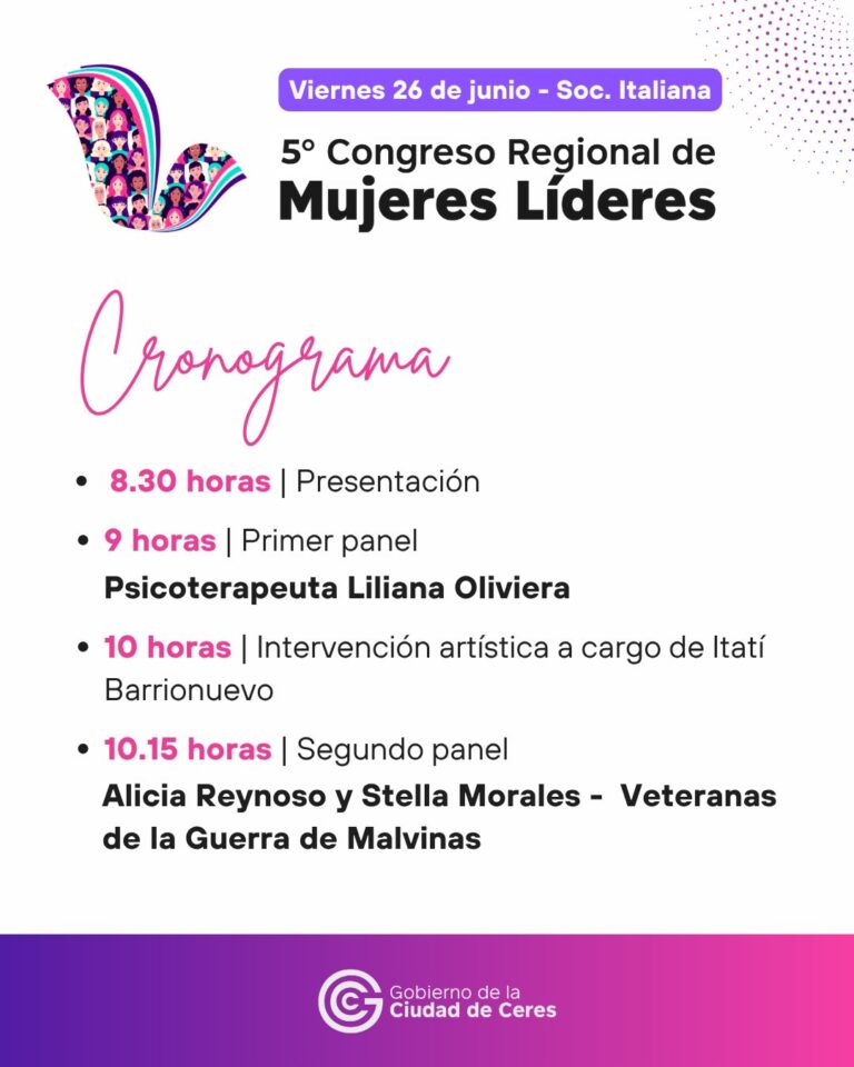 5º Congreso Regional de Mujeres Líderes- Ceres
