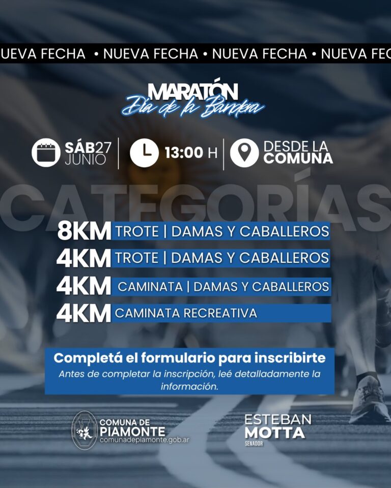 Maratón Día de la Bandera- Piamonte