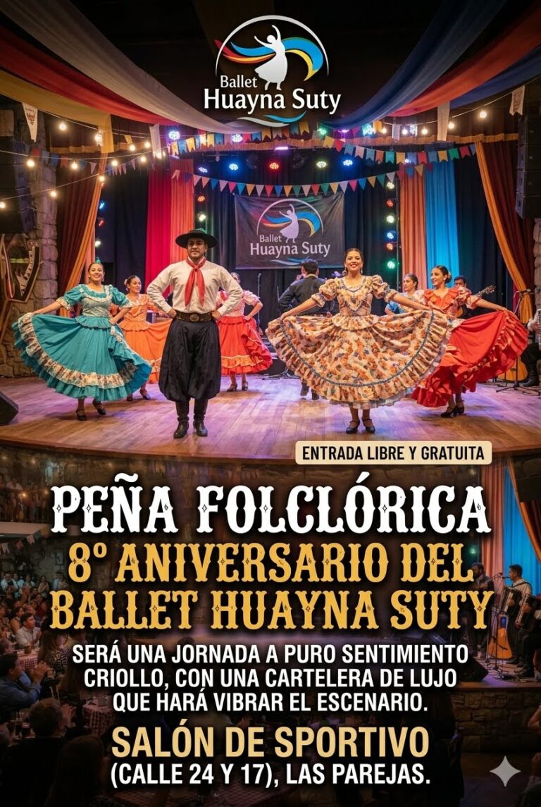 Peña Folclórica “8° Aniversario del Ballet Huayna Suty” | Las Parejas
